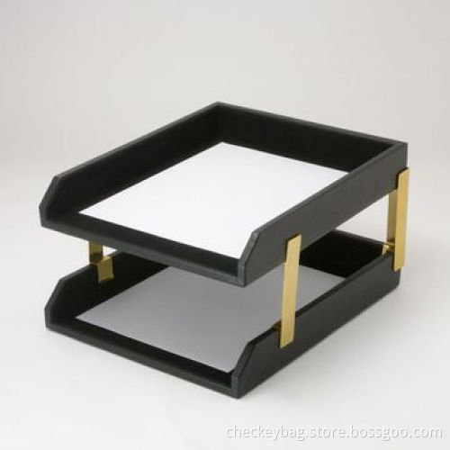 Leather Desk Set, Made of Leather